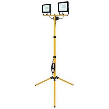 Tayg Proyector Doble Led Con Trípode, Negro / Amarillo