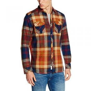 O'Neill LM Violator Flannel Shirt 651306-7950 - Camiseta casual para hombre, color marrón, talla M