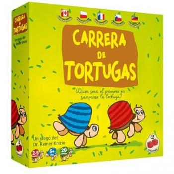 Carrera de Tortugas - Juego de Mesa Infantil, Estrategia, Astucia y Engaño, 2-5 Jugadores, Edad Recomendada: 5 Años, Idioma: Español