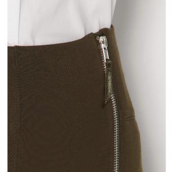 VENCA Tregging Ancha Cinturilla elástica Mujer by Vencastyle - 015878,Verde Caqui Oscuro,S