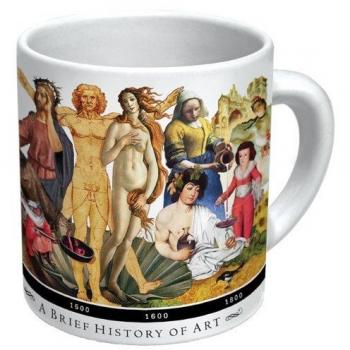 Taza, diseño de carta History of Art