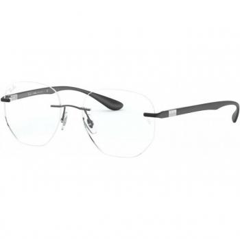 Ray-Ban RX8766 1128 Unisex Geometric Gunmetal Eyeglasses