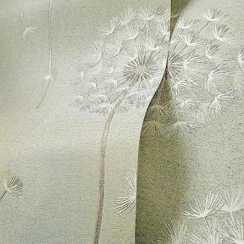 Allora Sage Green Floral Embossed Vinyl Wallpaper