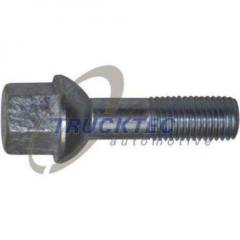 Tornillo de rueda TRUCKTEC AUTOMOTIVE 02.33.004 - tipo: Tornillo de rueda, características: alta resistencia, diseño específico para vehículos, fabricado en acero de calidad, recubrimiento anticorrosivo, compatible