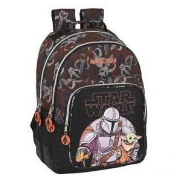 Mochila Safta Doble Adapt.Carro The Mandalorian The Guild 32cm X 15cm X 42cm - Producto Oficial