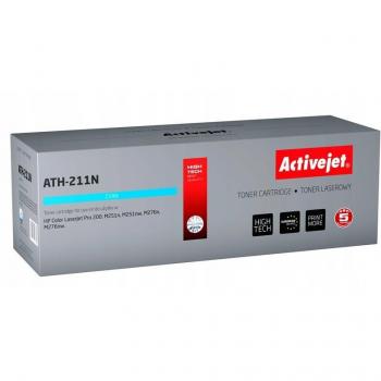 Cartucho de tóner Activejet ATH-211N Compatible Cian 1 pieza