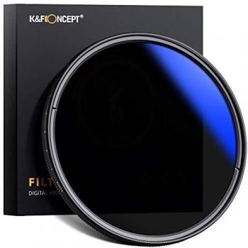 K&F Concept 40.5mm Filtro ND Variable ND2~ND400 para Objetivo 40.5mm con Funda