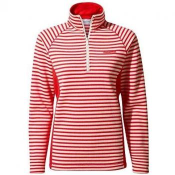 Craghoppers Forro Polar Aisha Hz para Mujer, Mujer, Forro Polar, CWA270 BN620L, Rio Red Str, 48