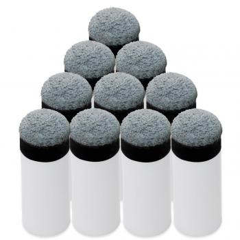 KEESIN 13mm Gris suave taco de billar de repuesto de billar screw-on consejos con taco de billar palo terminales de cable