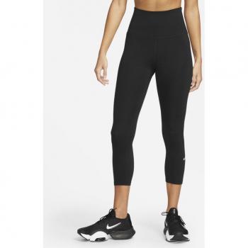 Mallas cortas de talle alto Nike Dri-FIT One para mujer, elásticas, color negro, talla S