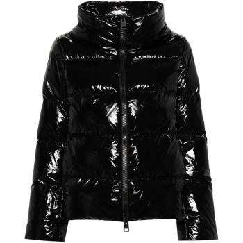 Herno Women's Full Zip Down Jacket in Black | Size 46 | PI001946D12220Z Color 9300