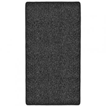 vidaXL Alfombra de Nudo 80x150cm Gris Felpudo Decoración para Hogar y Casa