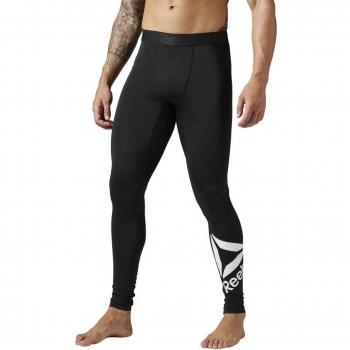 Reebok WOR Compr Tight Mallas, Hombre, Negro