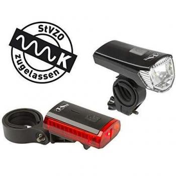 Conjunto de Luces LED Recargables M-Wave Atlas K11 USB para Bicicleta