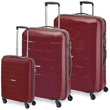 MODO by Roncato Set De 3 Maletas Rigida 4 Ruedas Delta, 111 70 38 Lt - 76x54x29 68x46x26 55x40x20 cm, Ligero Organización Interna Cierre TSA, Garantia 2 Anos