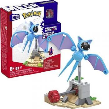 MEGA Construx Pokémon Vuelo en el desierto de Zubat Constructor de aventuras Set pequeño de bloques