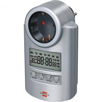 Brennenstuhl Bn-dt02 Digitale Weekschakelklok (Digital Weekly Timer) - Characteristics: 7-day programmable, countdown mode, random mode, maximum load of 3680 W, IP20 rating
