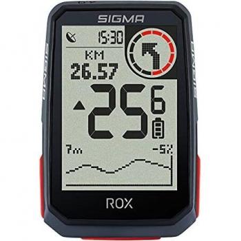 Sigma ROX 4.0 GPS Wireless Bike Computer - Black, 30 Functions, Altitude Measurement