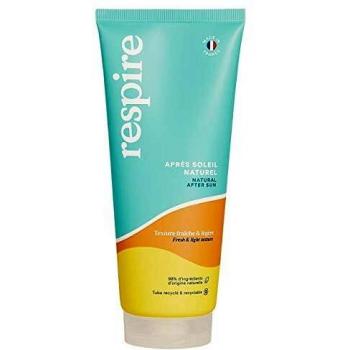 Respire Gel Crème Après Soleil Natural 200ml - Gel crema post-solar natural, hidratante, calmante, formulación ligera, ideal para después de la exposición al sol