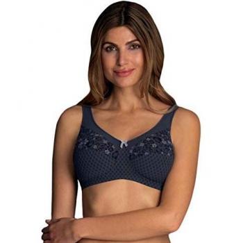 Anita 5771X463 Mujeres's Care Venecia Sombra Azul Mastectomía Floral Post Operative Bra