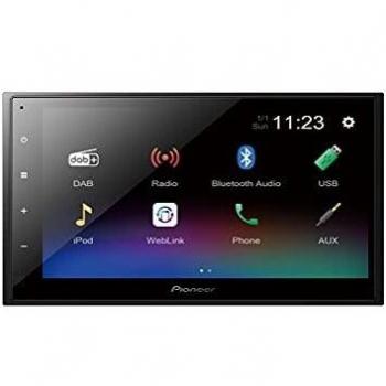 Receptor multimedia Pioneer DMH-A340DAB - Pantalla Táctil - Bluetooth - USB - DAB+ - Negro
