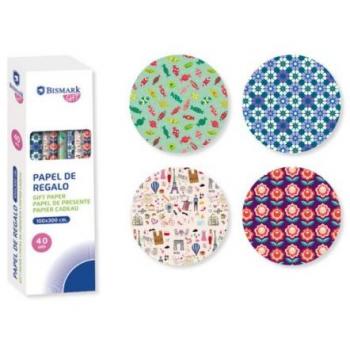 Papel de regalo todo tiempo funny 100x300 cm Bismark 329861