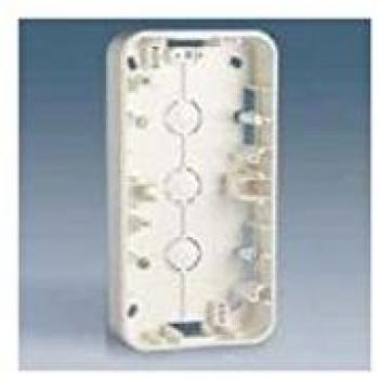 Simon - 75761-30 caja superficie alta 2elementos s-75 bl nieve Ref. 6557530153