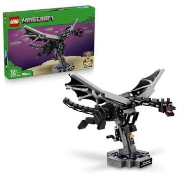 LEGO Minecraft El Dragón Ender 21595 - Juego de construcción interactivo, 710 piezas, para niños a partir de 10 años