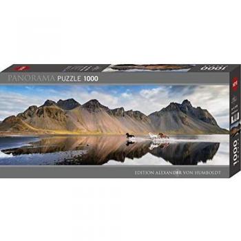 Puzzle Panorámico Caballos de Islandia 1000 Piezas Heye