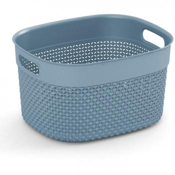 KISS Kis Filo – Cesta Organizador Caja de Almacenamiento plástico multifunción, plástico, Gris, S 6L