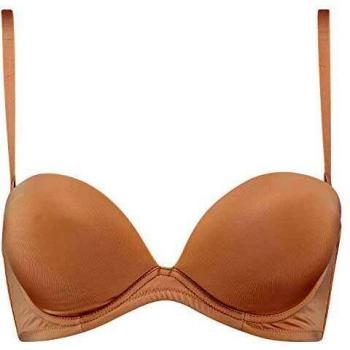 Sujetador Maximizador Preformado Sin Tirantes Beige Hunkemöller