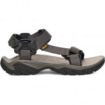 Teva - Sandalias de montaña para hombre Terra Fi 5 Universal Leather Gris