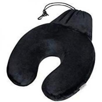 SAMSONITE Global Travel Accessories - Memory Foam Pillow + Pouch Almohada de Viaje 29 Centimeters 1 Negro