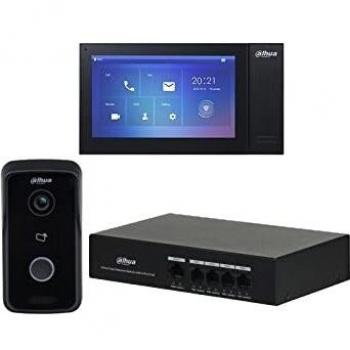 Kit de Videoportero IP WiFi exterior de Superficie + monitor WiFi interior