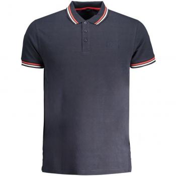 Blue Cotton Polo Shirt - XL, Cavalli Class, Polo Shirts, male, Blue, Size: XL, Short Sleeves