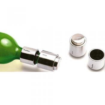 Pulltex vino kit de seguridad acero inoxidable plata 186x 12x 46cm