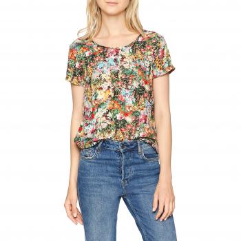 Only Onlmasja First S/s Top Wvn, Camiseta sin Mangas para Mujer, Multicolor