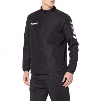 Chaqueta Hummel Core Micro Zip para Hombre, Negra, Small