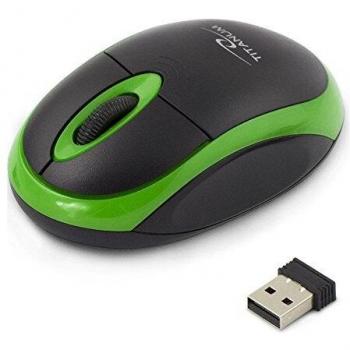 Ratón Óptico Inalámbrico 2.4GHz Titanum Vulture 3D Negro/Verde