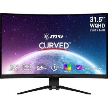 Monitor Curvo Gaming MSI MAG 325CQRXFDE de 80 cm (31,5) QHD, 240Hz, 1ms, HDMI/DP/USB-C