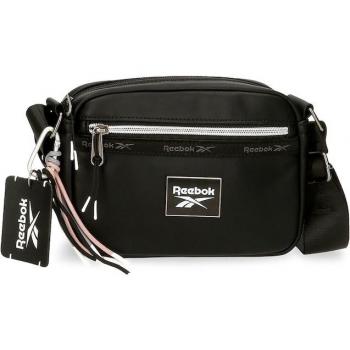 Reebok Bandolera Tina Negra con Cremallera