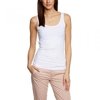 Only 15095808 Camiseta sin Mangas, Blanco