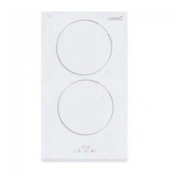 Placa de Inducción Encastrable CATA IB302WH - 2 Zonas, Blanco
