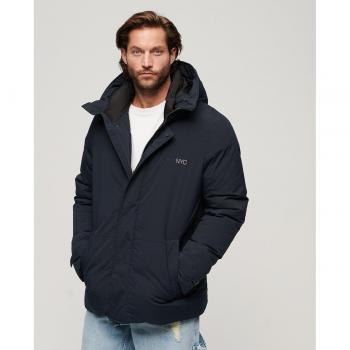 Superdry Parka City Padded Wind Azul