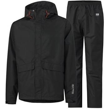 Juego de lluvia Helly Hansen Waterloo Talla XL, Negro