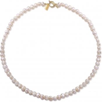 Ailoria Sorano Women's Necklace - Gold Plated 925 Sterling Silver with Freshwater Pearl