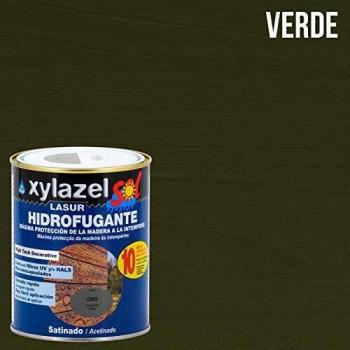Xylazel Lasur Protector Hidrofugante Satinado Verde 750 ml