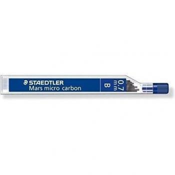 Minas Staedtler 0,7mm B Mars micro Carbón 12uds.