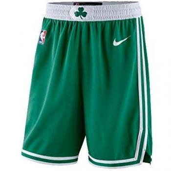 NIKE Bos M Nk Swgmn Short Road 18 Pantalón NBA, Hombre, Clover/White/White, L