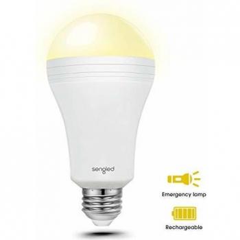 SENGLED Everbright, Lámpara LED Everbright con Luz de Emergencia Integrada E27 9W 3000K 550/330lm